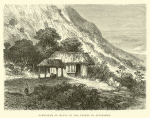 Farmstead of Mayoc in the Valley of Occobamba by Edouard Riou